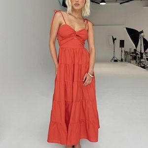 COPY - Princess Polly Chavez midi dress red, worn once, size 2